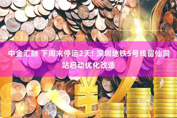 中金汇融 下周末停运2天! 深圳地铁5号线留仙洞站启动优化改造